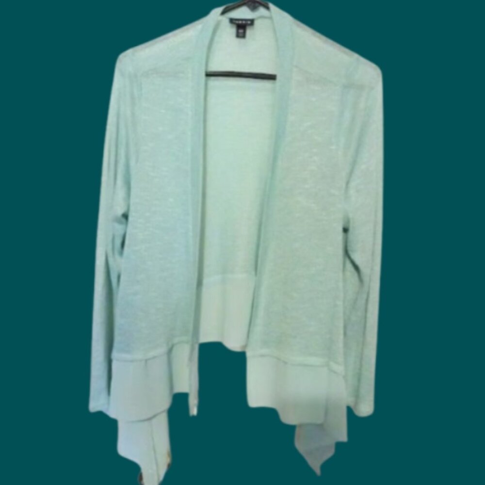 Torrid Light Knit Cardigan Sweater 00 (10-12) Open Front Hi-Lo Boho Coquette Y2K - Picture 1 of 8